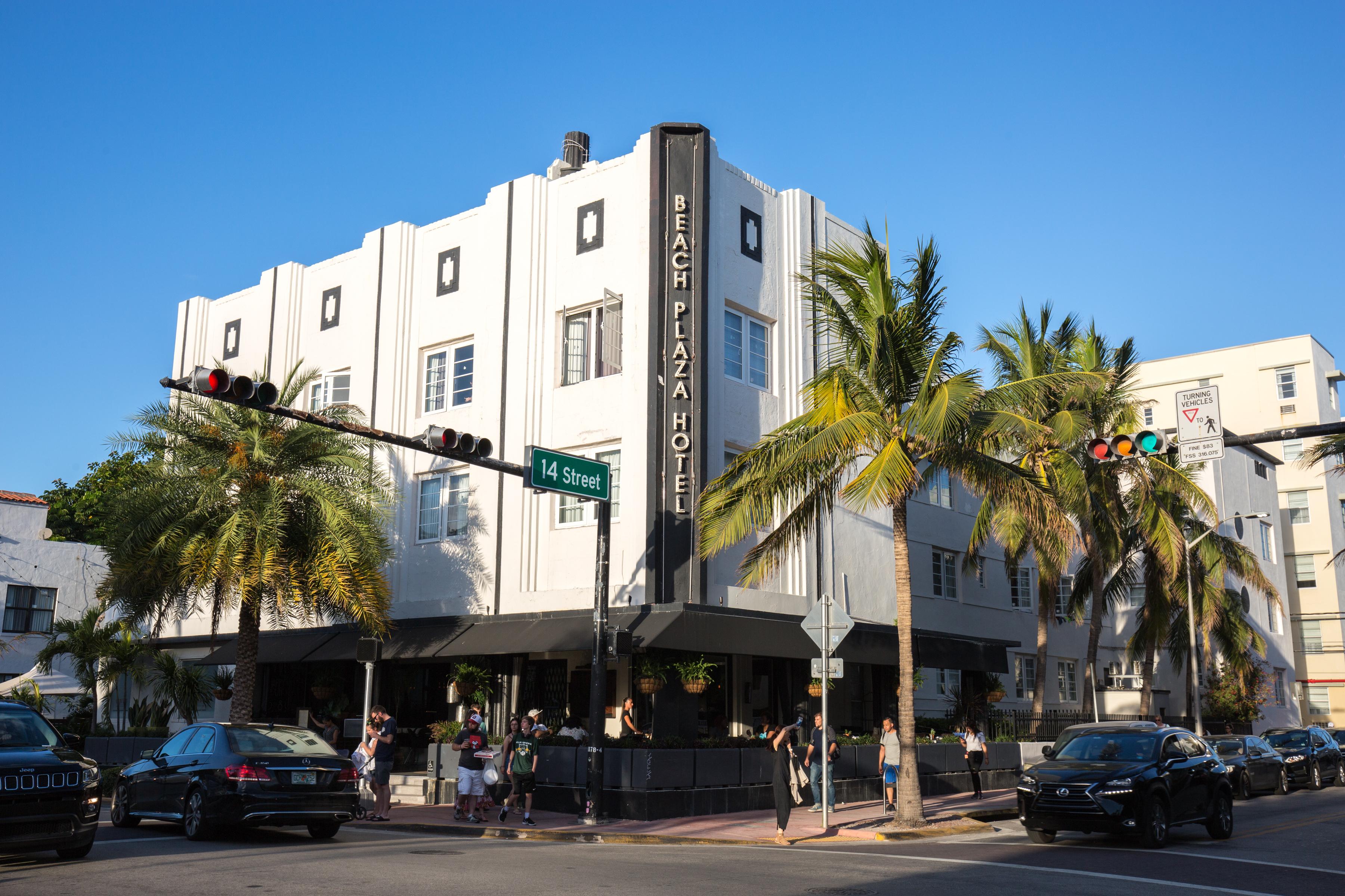 South Beach Plaza Hotel Miami Beach Buitenkant foto